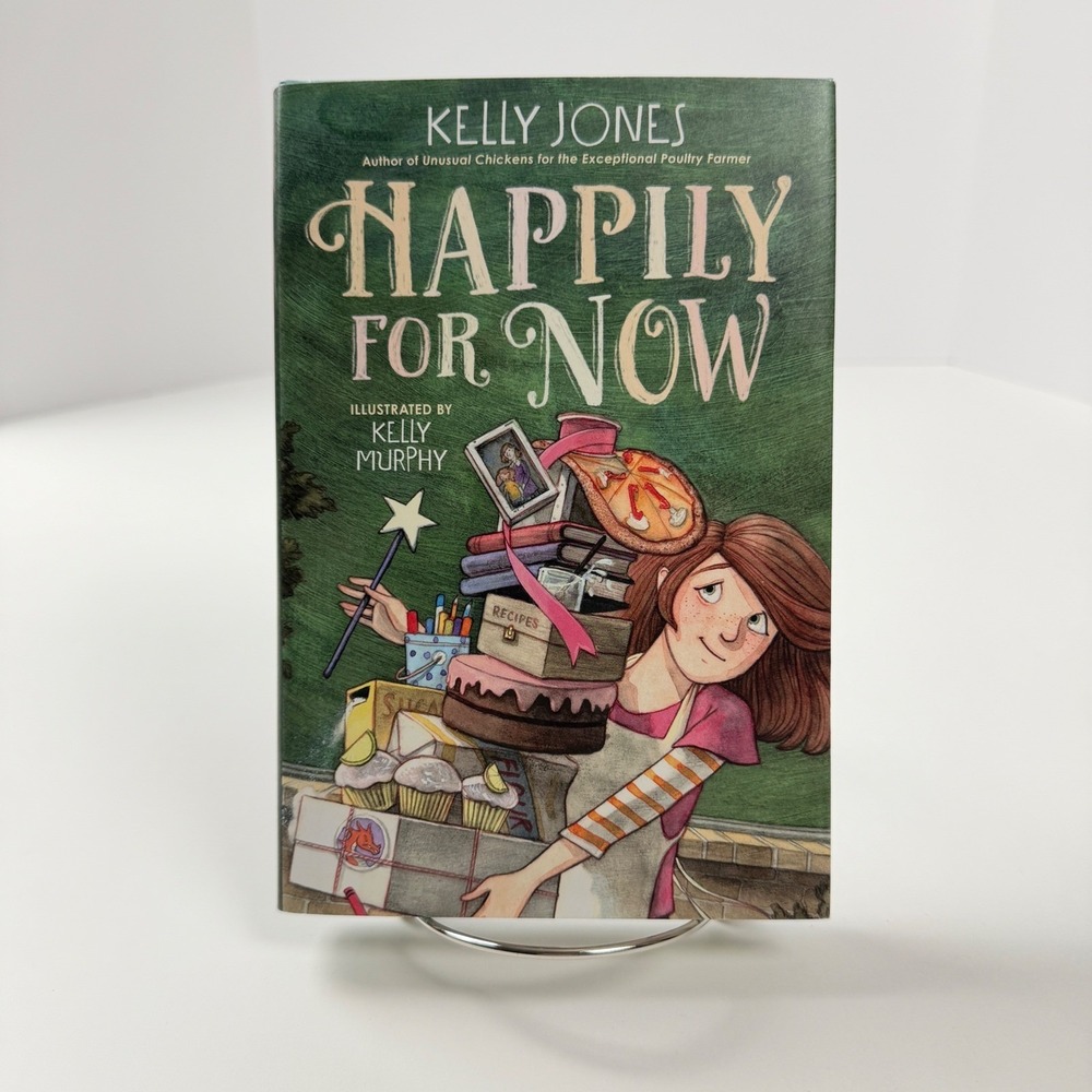 Kelly‎ Jones Happily for Now Childrens Fiction Hardcover Book Illustrated Green